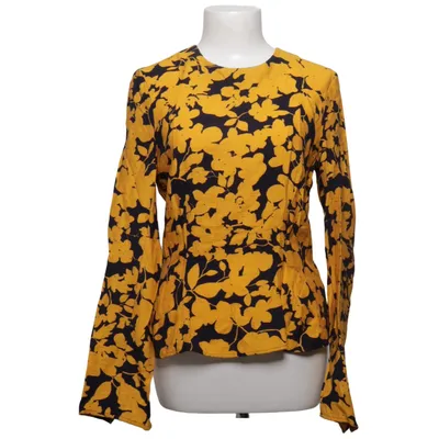 Blouse (Geel, Zwart) van H&M Polyamide, Viscose