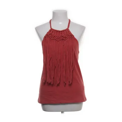 Halter neck top (Red) from Zara Trafaluc Cotton, Polyester