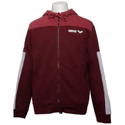 Kapuzenpullover (Rot, Weiß) von Arena Baumwolle, Polyester