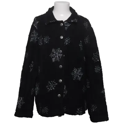 Fleece jacket (Black, White) from White Stag Acrylic, Polyester