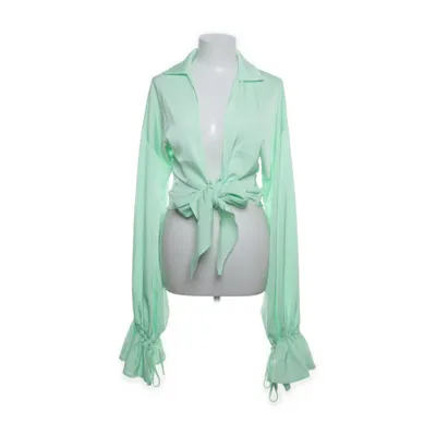 Wikkelblouse (Groen) van Nasty Gal Elastaan, Polyester
