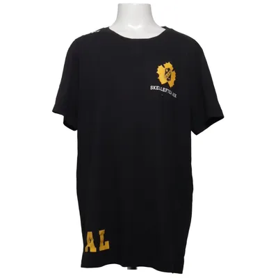 T-shirt (Noir) de CCM Coton, Polyester, Viscose