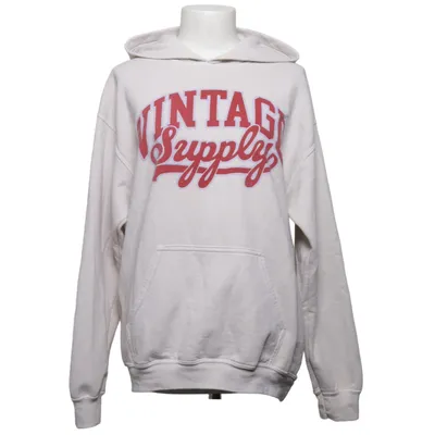 Hættetrøje (Hvid) fra Vintage Supply Bomuld, Polyester