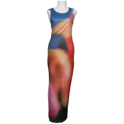 Långklänning (Flerfärgad) från Micas Elastan, Polyester