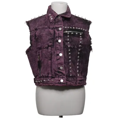 Denim vest (Purple) from Current Mood Cotton, Polyester