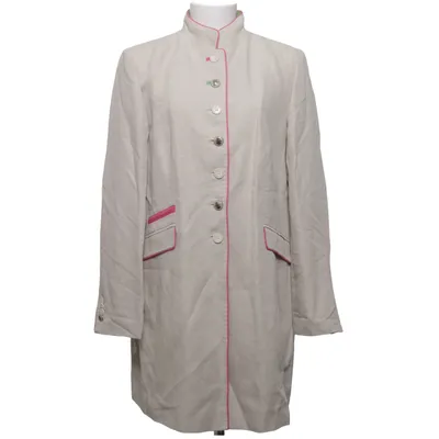 Frakke (Beige) fra White Label Bomuld, Linned