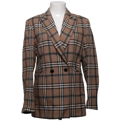 Blazer (Beige, Noir) de Sandro Coton, Polyamide, Polyester, Viscose, Laine