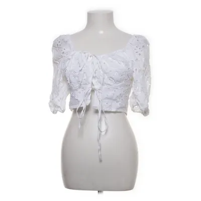 Crop top (Vit) från Boohoo Bomull