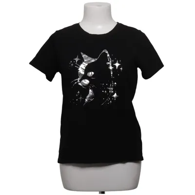 T-shirt (Black) from Sinsay Cotton