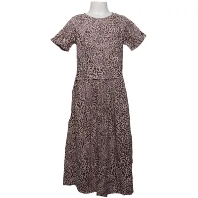 Dress (Pink, Brown) from Creamie Cotton, Viscose