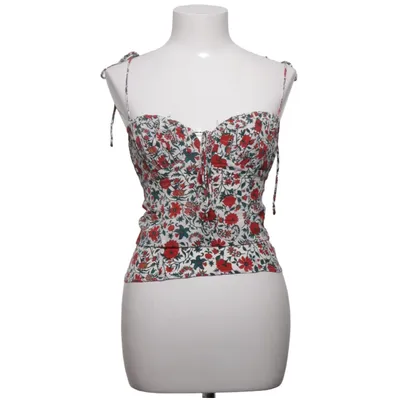 Crop top (White, Red, Green) from Réalisation Silk