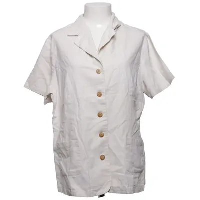 Chemise à manches courtes (Beige) de Daniels Coton, Lin