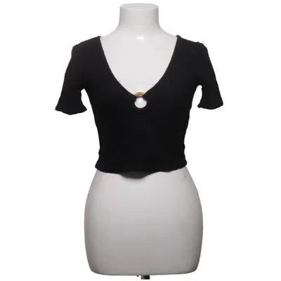 Crop top (Svart) från Castro Bomull, Viskos