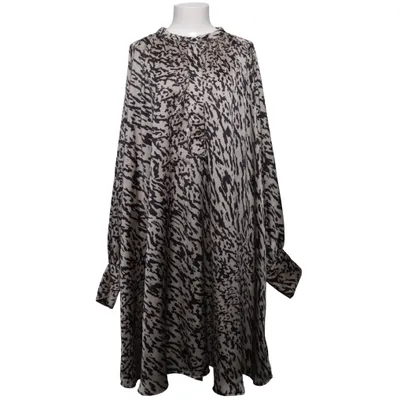 Klänning (Beige, Svart) från H&M Polyester