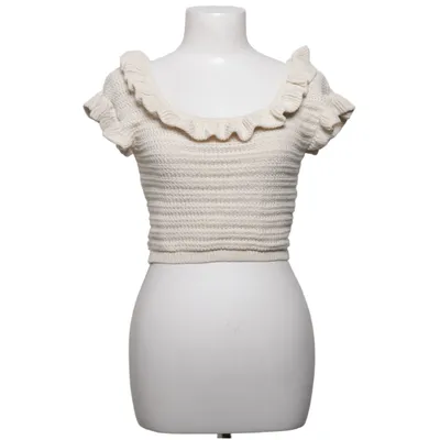 Crop top (Beige) van H&M Katoen, Polyester