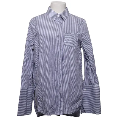 Shirt (Blauw, Wit) van Sleek Atelier Katoen