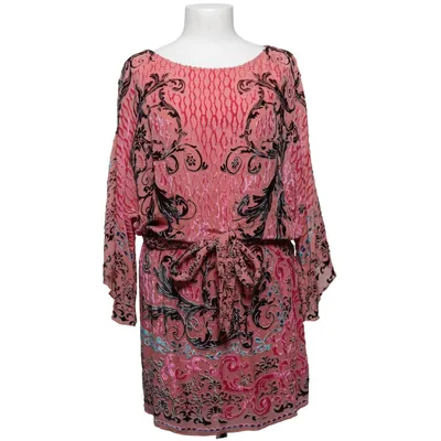 Robe (Rose, Noir, Multicolore) de Halé Bob Élasthane, Soie, Viscose