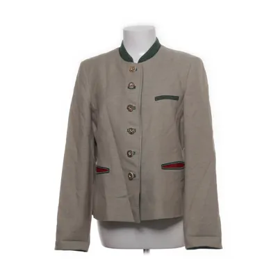 Kavaj (Beige, Grön, Röd) från Bauer Bomull, Linne