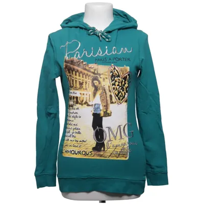 Sweat à capuche (Vert) de Forever Coton, Élasthane