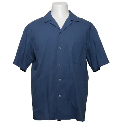Kurzarmhemd (Blau) von Uniqlo Baumwolle, Modal