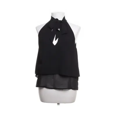 Halternecktopp (Svart) från Zara W&B Collection Elastan, Polyester