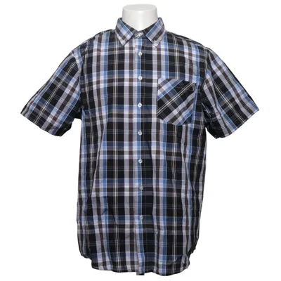 Short sleeve shirt (Blue, Black, White) from EP Collection Cotton