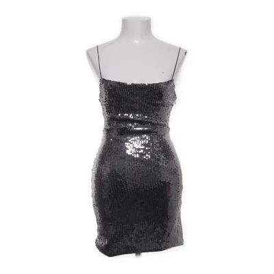 Cocktailkjole (Grå, Sølv) fra Zara Elastan, Polyester