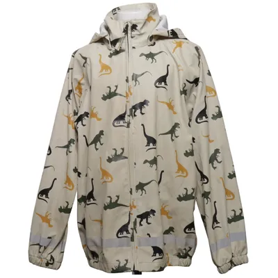 Veste imperméable (Beige, Multicolore) de Mywear Young Polyester, Polyuréthane