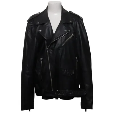 Bikerjakke (Sort) fra Deadwood Læder, Genanvendt polyester