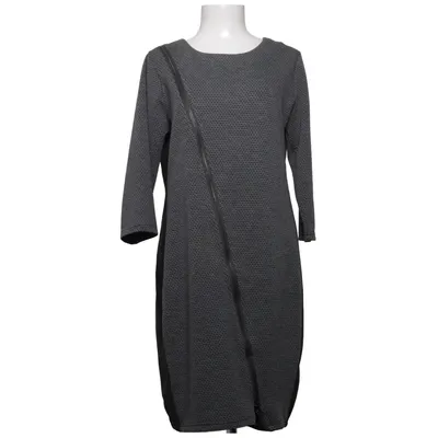 Dress (Gray, Black) from Wearhouse Elastane, Polyester, Viscose