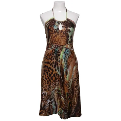 Halterneck dress (Brown, Multicolored) from Lise Sandahl Elastane, Polyester