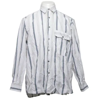 Chemise (Blanc, Bleu, Vert) de Abbate Coton