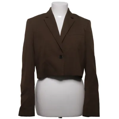 Blazer (Brown) from Zara Polyester, Viscose