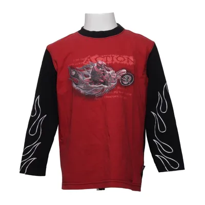 Långärmad t-shirt (Röd, Svart, Flerfärgad) från Boys by KappAhl Bomull