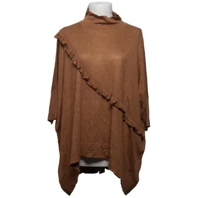 Poncho (Marron) de Margit Brandt Acrylique, Viscose