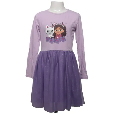 Kjole (Lilla) fra Dreamworks Bomuld, Elastan, Polyester