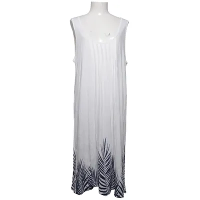 Robe longue (Blanc, Bleu) de Beach Time Viscose