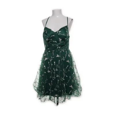 Klänning (Grön, Vit, Rosa) från Shein Polyester