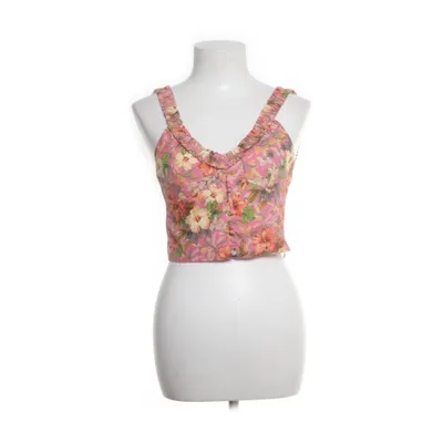 Crop top (Rosa, Flerfärgad) från Zara Bomull, Polyester