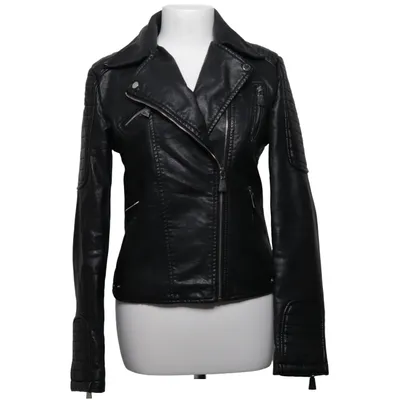 Bikerjack (Zwart) van Flamant Rose Collection Polyester, Polyurethaan
