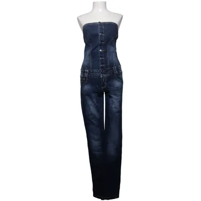 Overalls (Blå) fra Denim Company Bomuld, Elastan