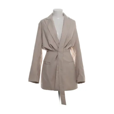 Coat (Beige) from Mistress Rocks Los Angeles Elastane, Polyester