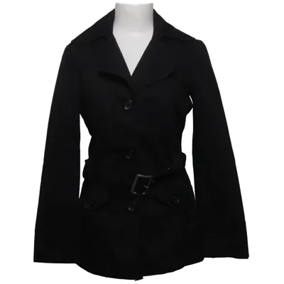 Trench coat (Black) from VILA Clothes Cotton, Elastane, Polyester
