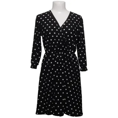 Wrap dress (Black, White) from Trendyol