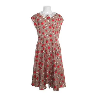 Klänning (Brun, Röd, Flerfärgad) från Hell Bunny Polyester
