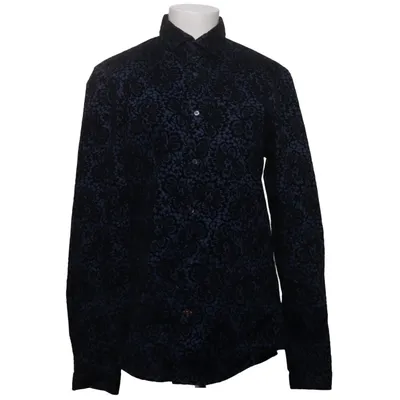 Shirt (Blue, Black) from WE Cotton, Elastane