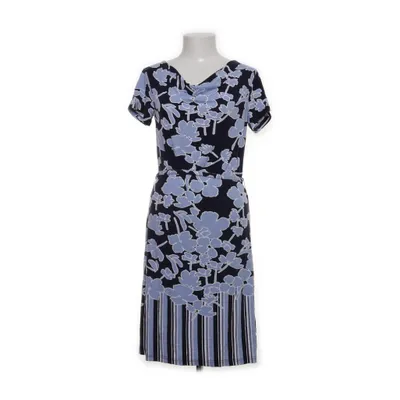 Wikkeljurk (Blauw, Meerkleurig) van Brandtex Copenhagen Elastaan, Viscose