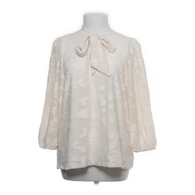 Knytblus (Beige) från VILA Elastan, Återvunnen polyester, Viskos