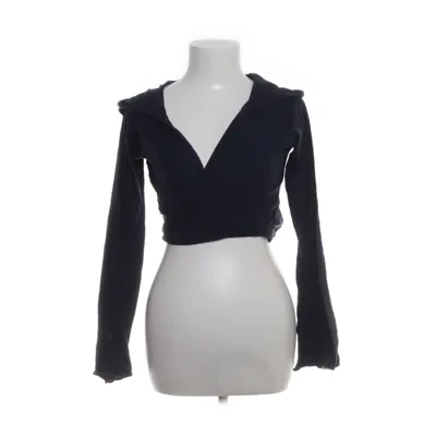 Crop top (Blue) from Guru Shop Cotton, Elastane
