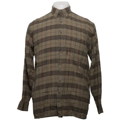 Flannel shirt (Beige, Brown) from Swedteam Cotton